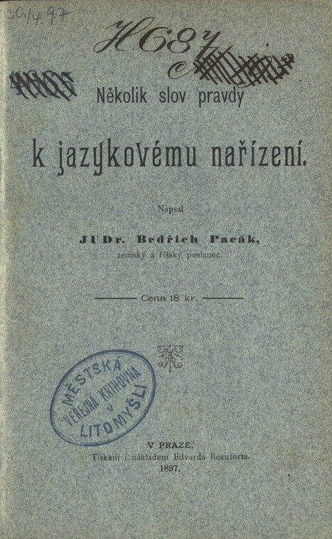 Několik slov pravdy k jazykovému nařízení