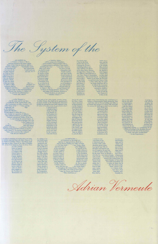 The system of the constitution