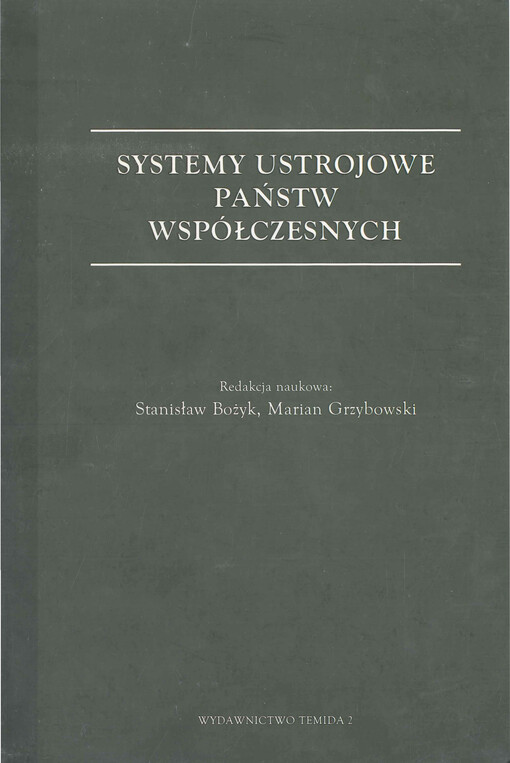 Systemy ustrojowe państw współczesnych
