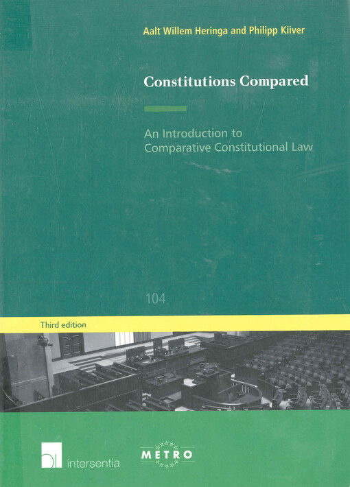 Constitutions compared : an introduction to comparative constitutional law