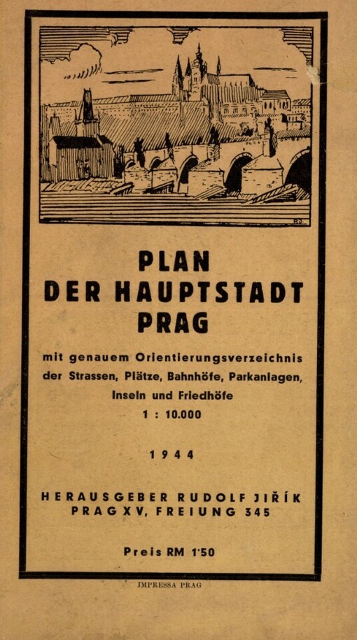 Prager Stadtplan1:10 000