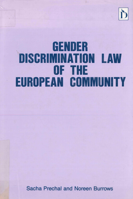 Gender discrimination law of the European Community