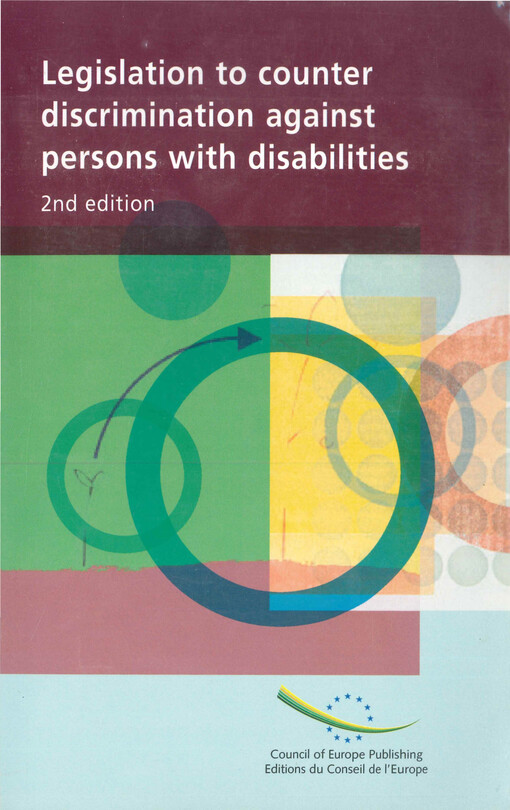 Legislation to counter discrimination against persons with disabilities