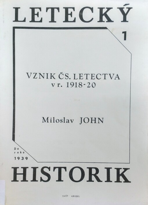 Vznik čs. letectva v r. 1918-20