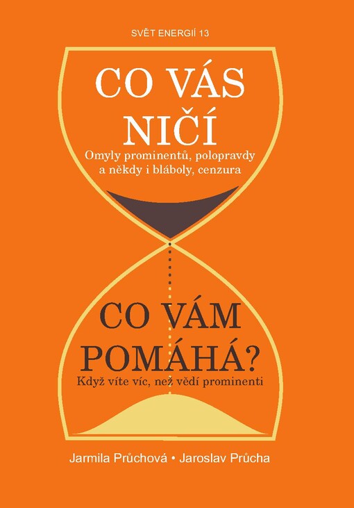 Co vás ničí :omyly prominentů, polopravdy a někdy i bláboly, cenzura ; Co vám pomáhá? : když víte víc, než vědí prominenti