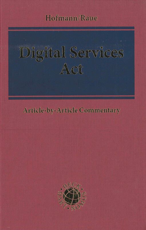 Digital services act : article-by-article commentary