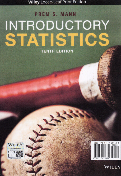 Introductory statistics