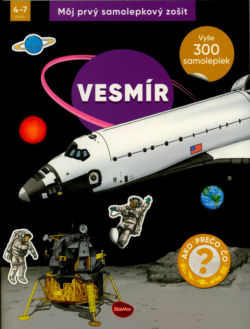 Môj prvý samolepkový zošit. Vesmír
