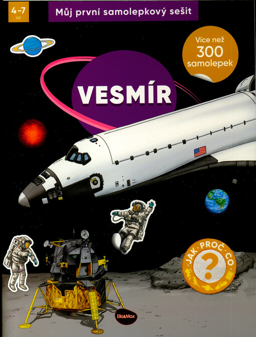 Můj první samolepkový sešit. Vesmír