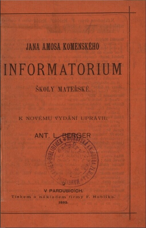 Jana Amosa Komenského Informatorium školy mateřské