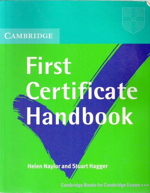 Cambridge first certificate handbook
