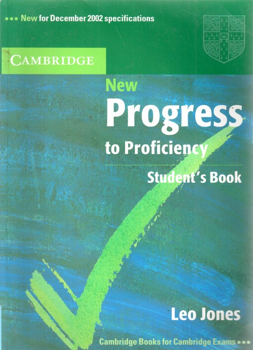New Progress to Proficiency. Student's Book
