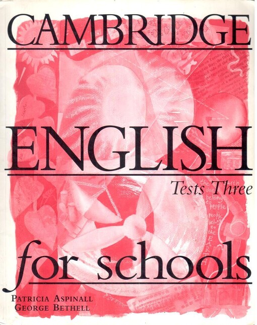 Cambridge English for schools.3,Tests