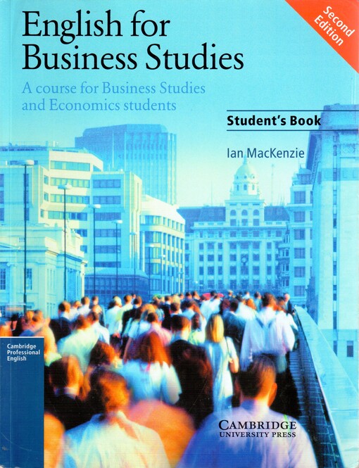 English for business studies : a course for business studies and economics students : student's book