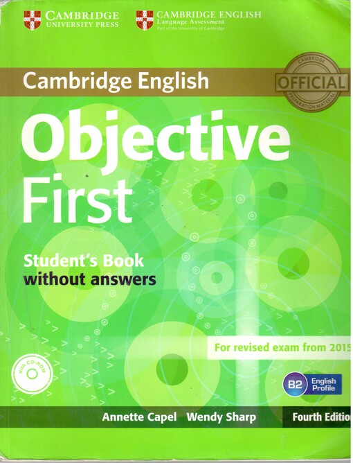 Cambridge English :objective first, student’s book without answers