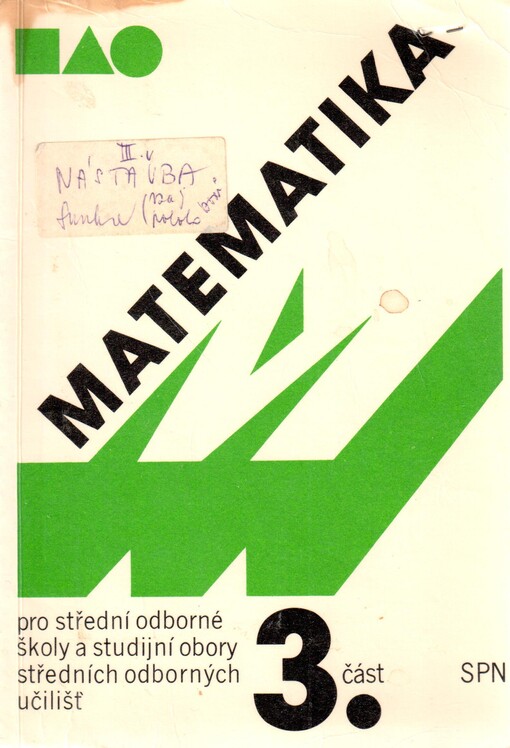Matematika pro střední odborné školy a studijní obory středních odborných učilišť, 4. vydání