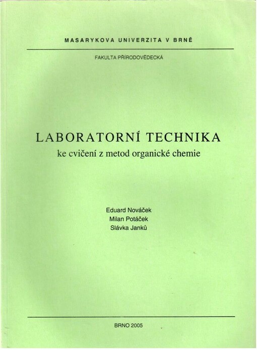Laboratorní technika ke cvičení z metod organické chemie