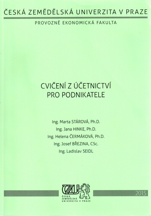 Cvičení z účetnictví pro podnikatele