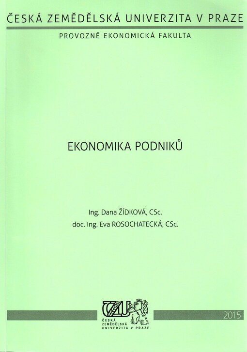 Ekonomika podniků