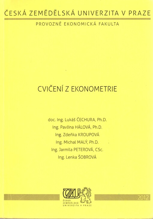 Cvičení z ekonometrie