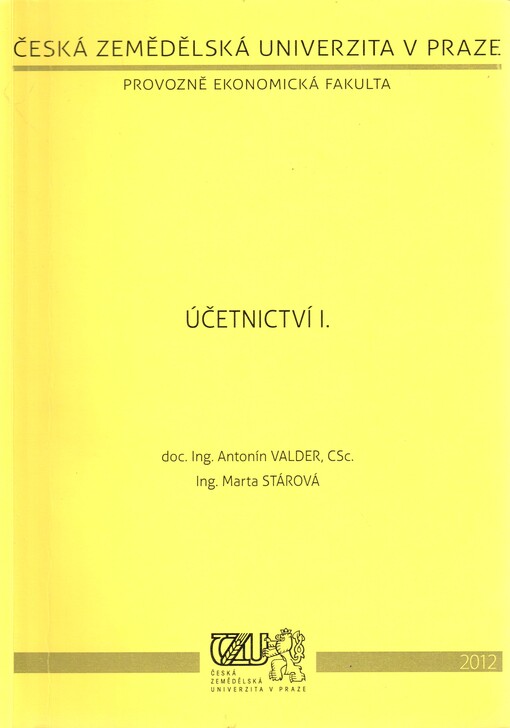 Účetnictví I.