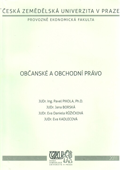 Občanské a obchodní právo