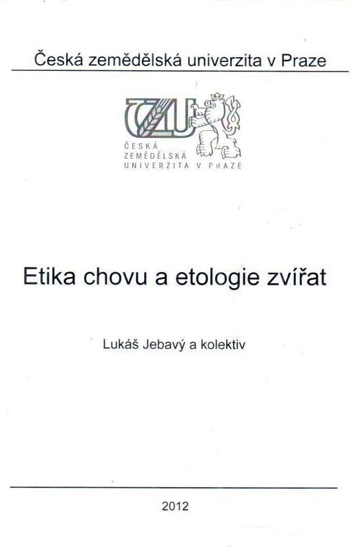 Etika chovu a etologie zvířat