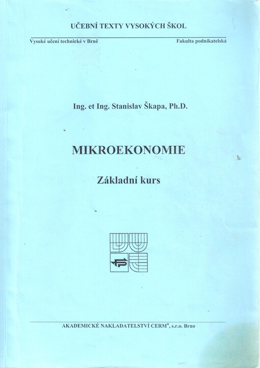 Mikroekonomie: základní kurs
