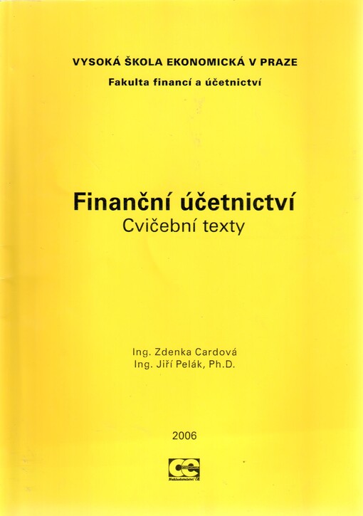 Finanční účetnictví :cvičební texty