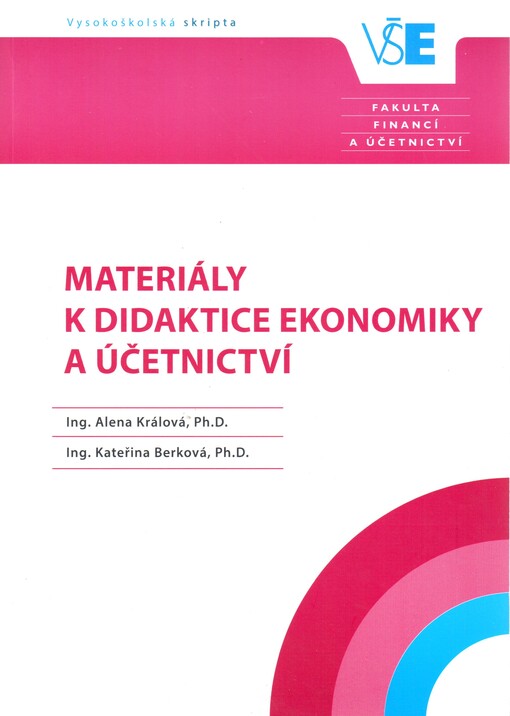 Materiály k didaktice ekonomiky a účetnictví