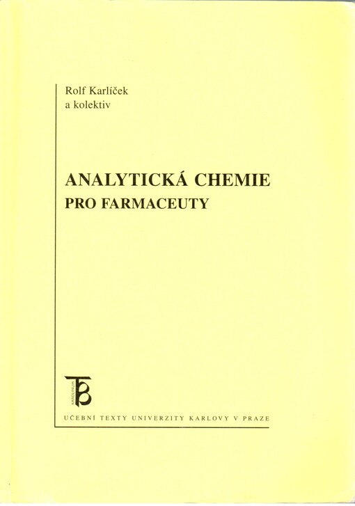 Analytická chemie pro farmaceuty
