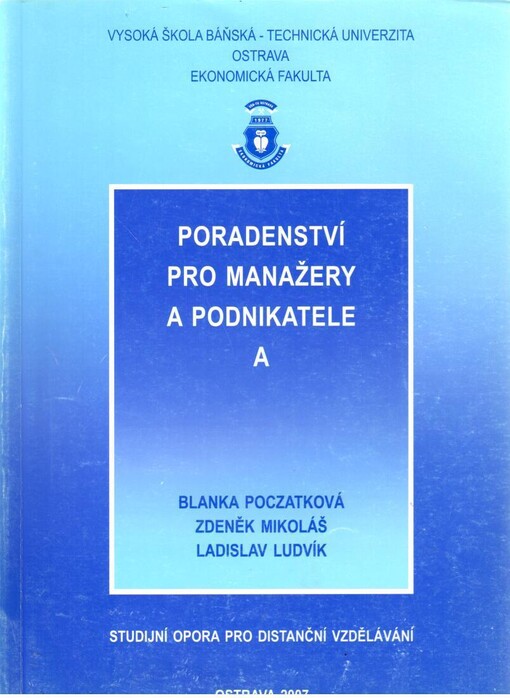 Poradenství pro manažery a podnikatele A