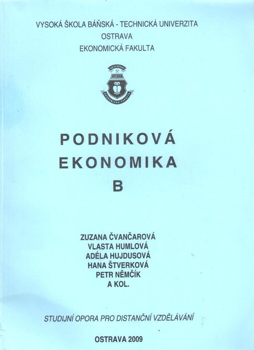 Podniková ekonomika B