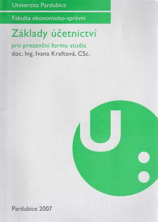 Základy účetnictví: pro prezenční formu studia