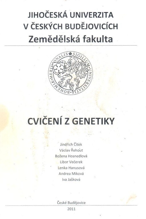 Cvičení z genetiky 