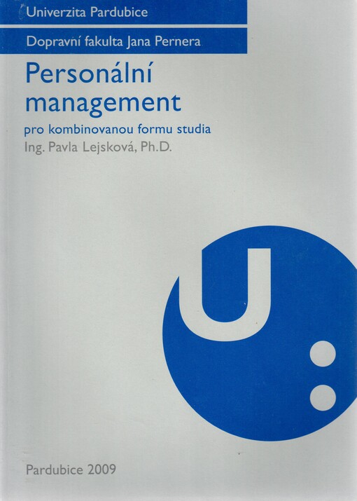 Personální management : pro kombinovanou formu studia