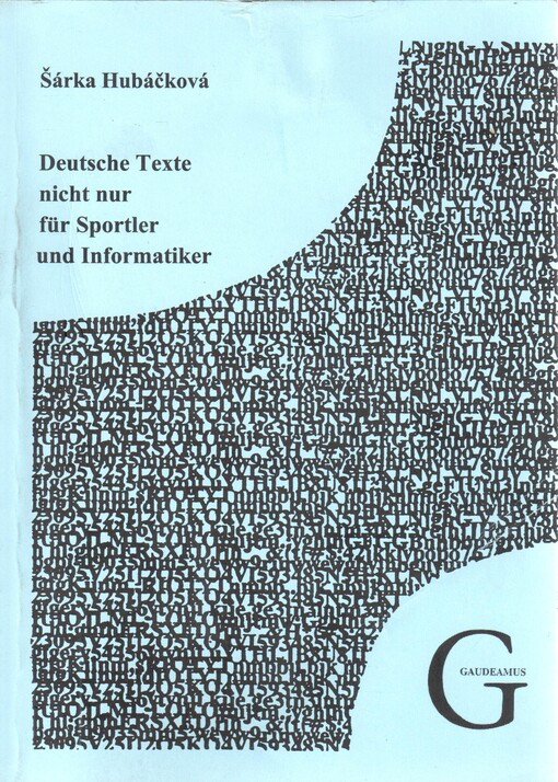 Deutsche Texte nicht nur für Sportler und Informatiker