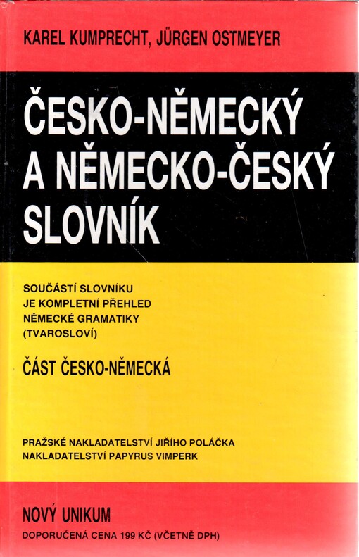 Česko-německý a německo-český slovník