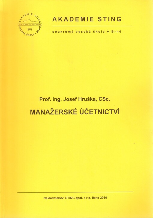 Manažerské účetnictví
