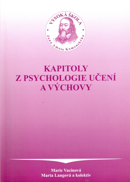 Kapitoly z psychologie učení a výchovy