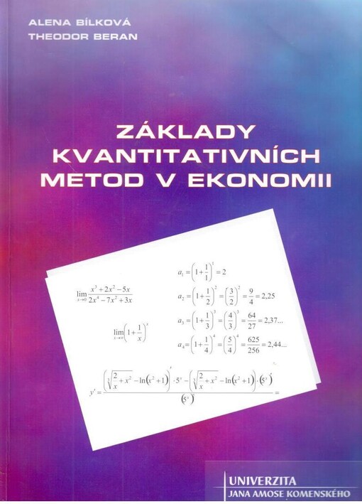 Základy kvantitativních metod v ekonomii