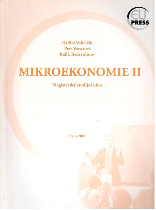 Mikroekonomie II: magisterský studijní obor