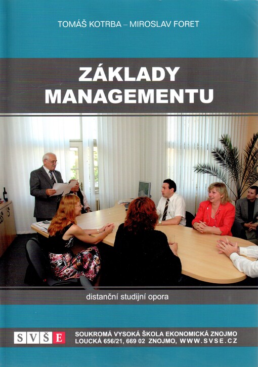 Základy managementu : distanční studijní opora