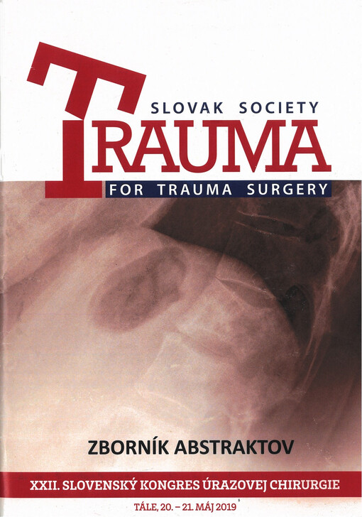 <XXII.> slovenský kongres úrazovej chirurgie s medzinárodnou účasťou