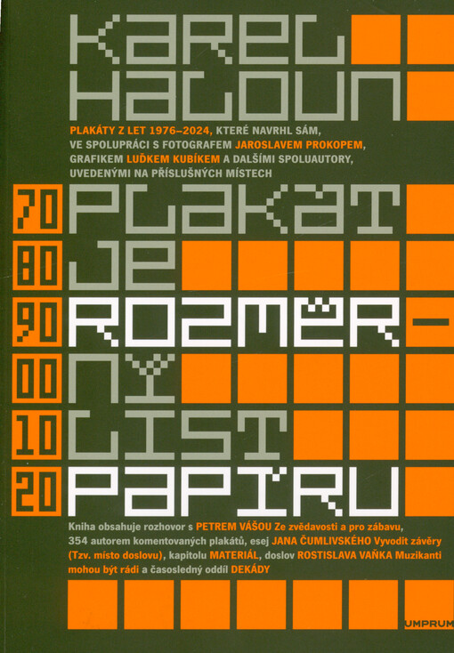 Plakát je rozměrný list papíru : plakáty z let 1976-2024 ...