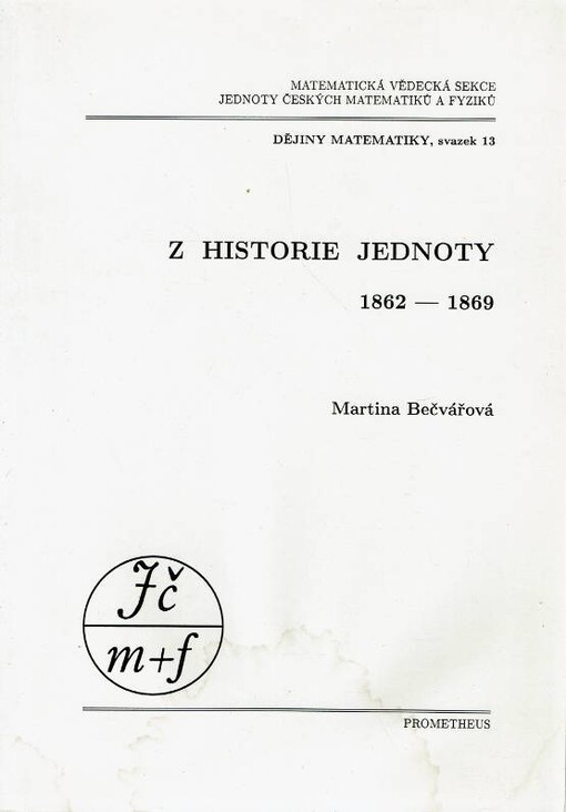 Z historie Jednoty 1862-1869