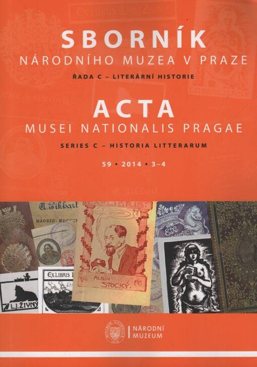 Sborník Národního musea v Praze. Řada C, Literární historie = Acta Musei nationalis Pragae. Series C, Historia Litterarum