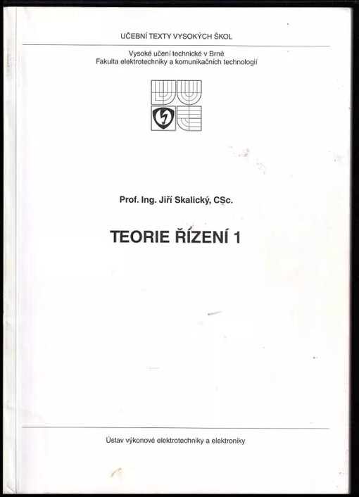 Teorie řízení 1