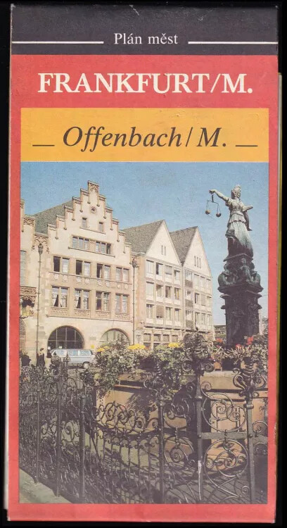 Frankfurt/M.Offenbach/M. : plán měst /