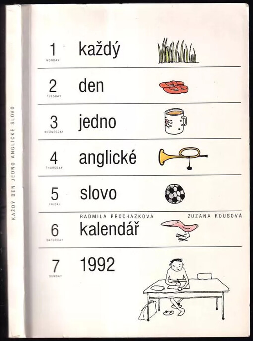 Každý den jedno anglické slovo : Every day one English word : kalendář 1992